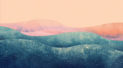 Abstract winter landscape background
