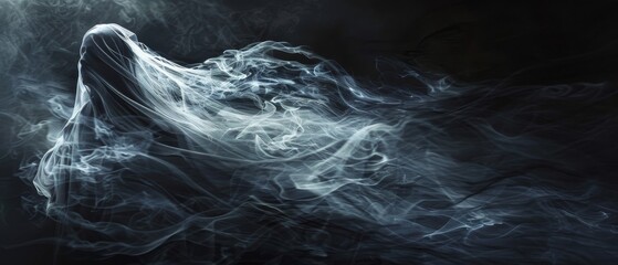 Void shadow a formless wraith moving through the darkness its presence a mere whisper shifting through the realms unseen
