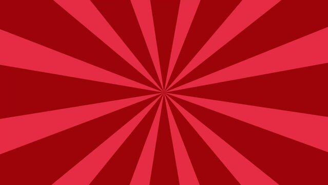Cartoon and comic background red animation loop.