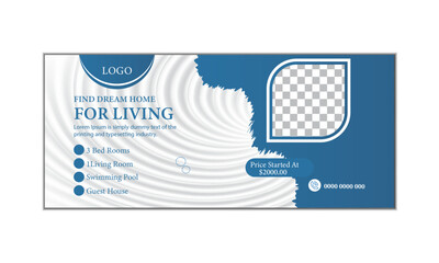 Modern cover design, Creative cover design, Real estate cover design.