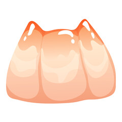 A set of different jellybean illustrations with different additions and colors such as cherry, strawberry, raspberry, blueberry,tapioca and pudding.