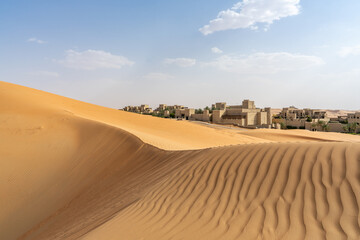 Rub' al Khali desert, Abu Dhabi, United Arab Emirates - obrazy, fototapety, plakaty