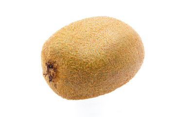 ripe kiwi fruit isolated on white background