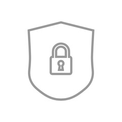 outline security shield icons security shield icons