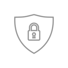 outline security shield icons security shield icons