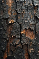 A textured, old tree bark in an abstract, weathered pattern, showcasing natural beauty and character.