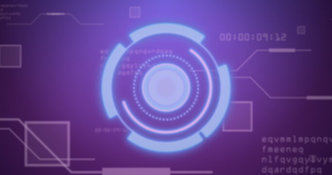 Image of scope scanning over data processing