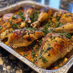 roasted chicken legs