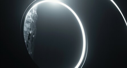 a black background, in the style of experimental video, dark white and light black, rim light - obrazy, fototapety, plakaty