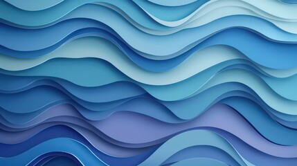Fototapeta premium a blue and blue wavy background with a wave shape, in the style of light magenta and dark amber