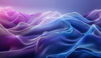 Obraz premium an abstract background with blue and violet waves that stretch across the screen