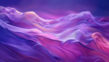 neon purple background abstract wavy water waves, in the style of monochromatic shadows, soft and rounded forms
