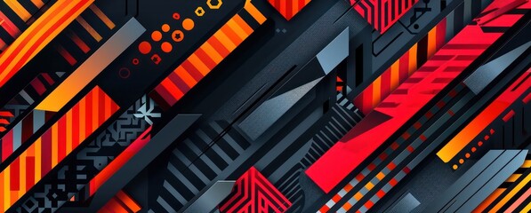 rectangular abstract background retouched black, dramatic diagonals, horizontal stripes