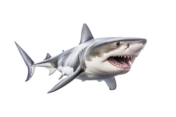 Naklejka premium shark photo isolated on transparent background.