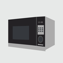 Fototapeta na wymiar modern microwave oven