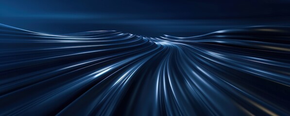 speed background, in the style of strong linear elements, dark cyan and dark blue - obrazy, fototapety, plakaty