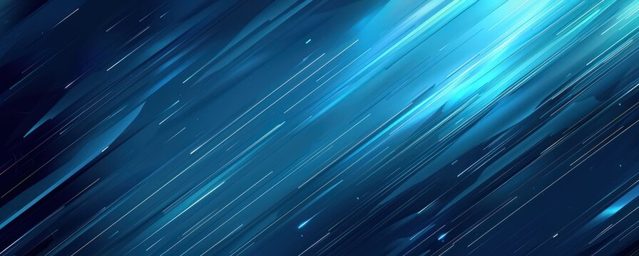 speed background, in the style of bold and daring compositions, dark blue and light blue, free brushwork, multiple flash