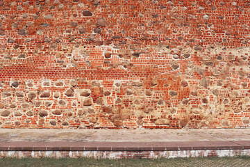 Facade of the fortress wall.