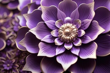 Detailed view of a vibrant purple flower, suitable for various design projects.