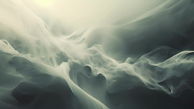 Soft ethereal tendrils of fog drift and swirl creating an ethereal landscape that feels as though it exists in a different dimension.