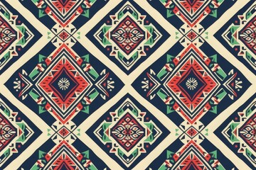 Beautiful embroidery.geometric ethnic oriental pattern traditional .Aztec style,abstract,vector,illustration.design for texture,fabric,clothing,wrapping,fashion,carpet,print