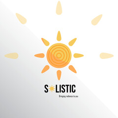 Sun Solistic logo design 