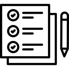 Document Vector Line Icon