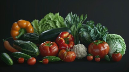 Assorted vegetables displayed on a table, suitable for cooking blogs or healthy lifestyle articles