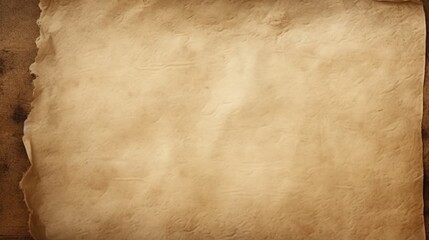 Vintage paper on a rustic wooden table. Suitable for backgrounds and textures
