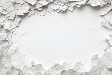 Close up of a white wall with a hole. Perfect for construction or repair concepts