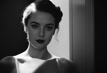 Moody Noir Portrait