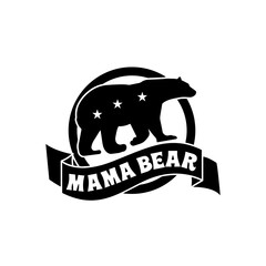 mama bear svg design