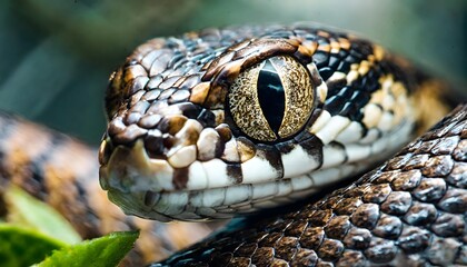 Naklejka premium close up of a snake