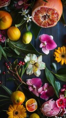 Florals and botanicals, Freshness  art backdrop