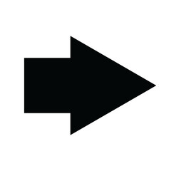 Right Side arrow icon. Sleek Arrowhead Pointing Right, Dynamic Right Side Arrow Symbol in Minimalist Style, Minimalistic Right Side Directional Arrow Graphic. PNG