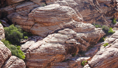 Stone formation, Red Rock Canyon, Las Vegas, Nevada, United States