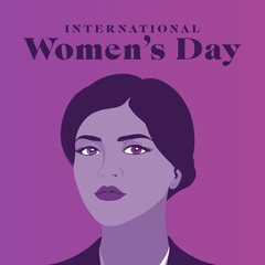 8 March International Women's Day.