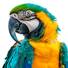 Close-Up of a Macaw Parrot