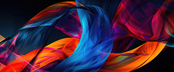 swirly colorful abstract background