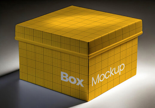 Rectangular Box Mockup 02