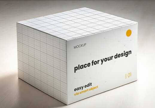 Rectangular Box Mockup 01