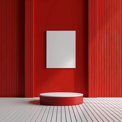 red and white wall background