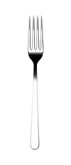 Table fork top view. Png clipart isolated on transparent background