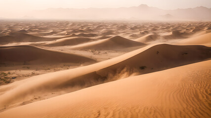 the empty quarter  and outdoor  sand  dune