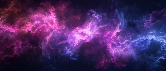a dark background with pink and blue swirls and a black background with white swirls and a black background with pink and blue swirls and blue swirls.