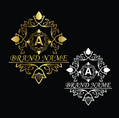 Creative Initial letter A logo design with modern business vector template. Creative isolated A monogram logo design