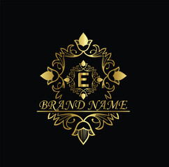 Creative Initial letter E logo design with modern business vector template. Creative isolated E monogram logo design
