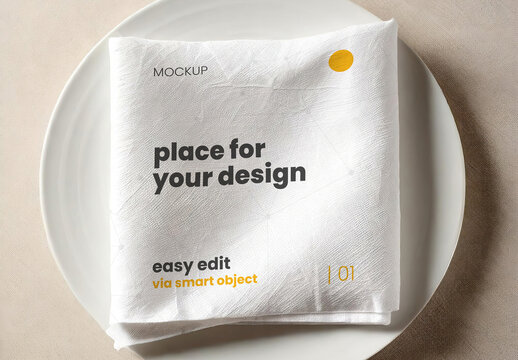 Napkin Mockup 03