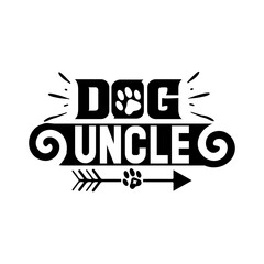 dog uncle svg design