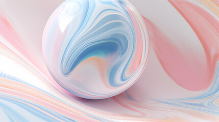 Mesmerizing Swirls of Pastel